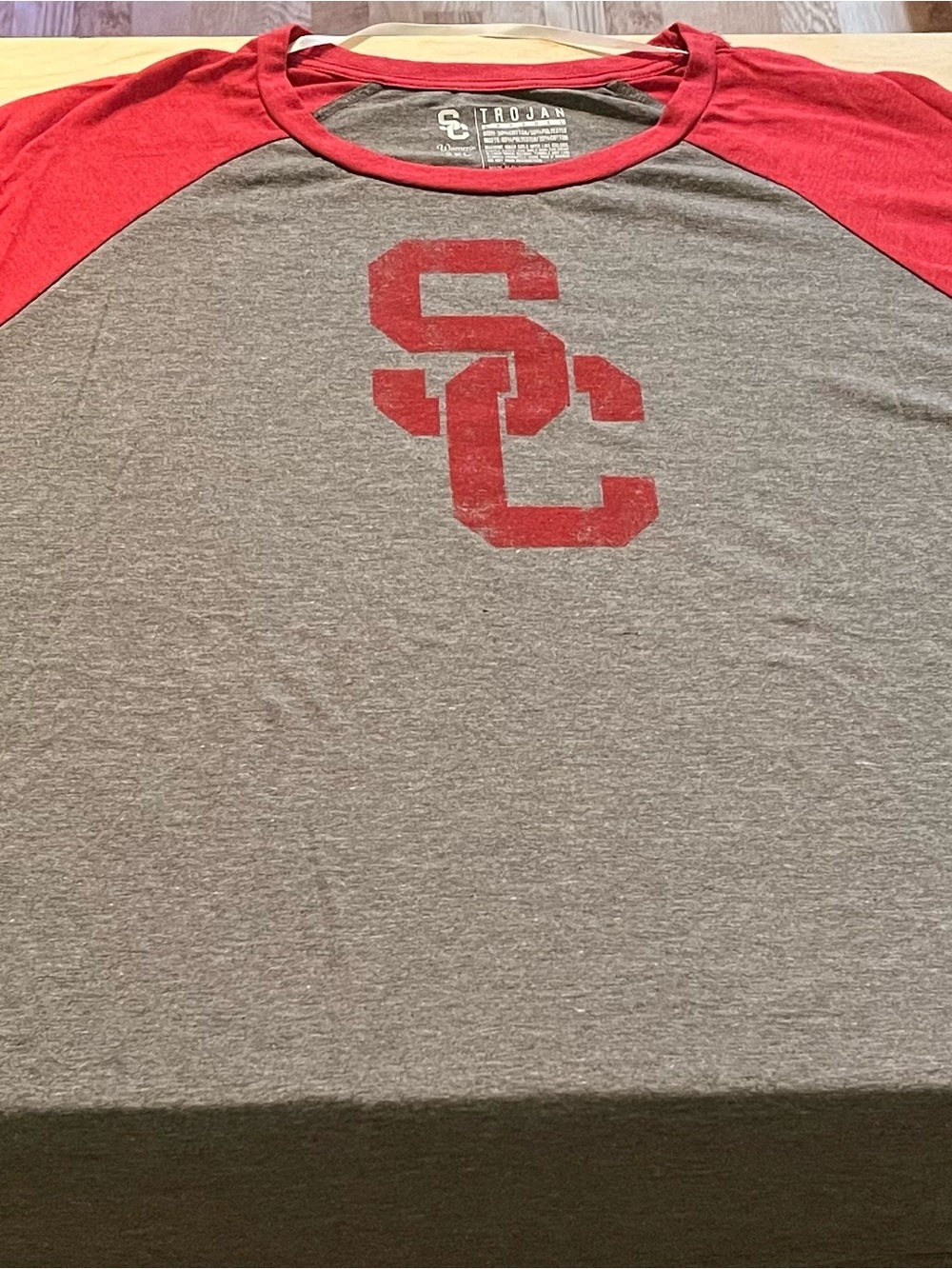 USC Trojans NCAA Ladies Tee Size 2XL 3/4 Sleeve